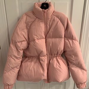 Ganni pink puffer - sz 38